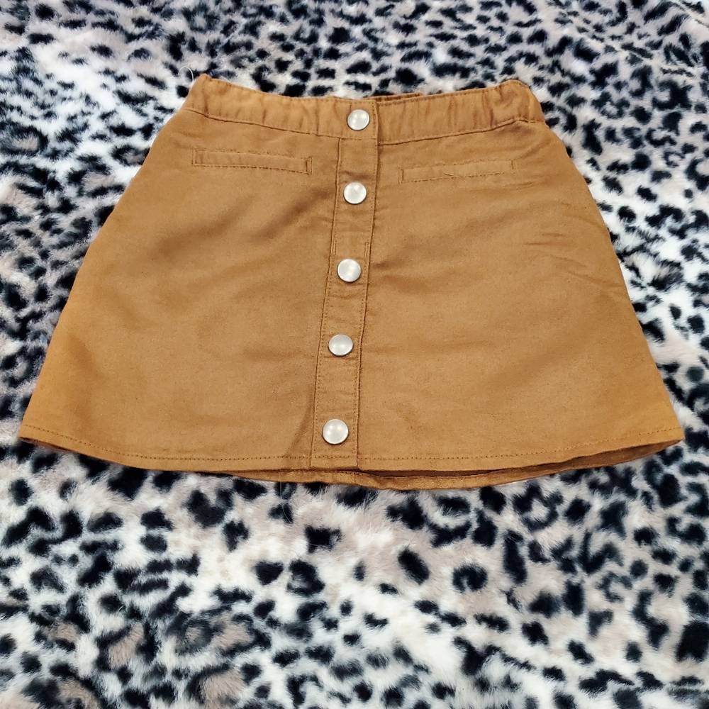 Size 5 faux suade skirt